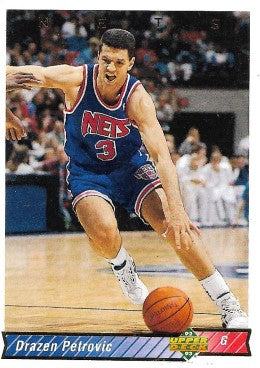 1992-93 Upper Deck Basketball Card #122 Drazen Petrovic