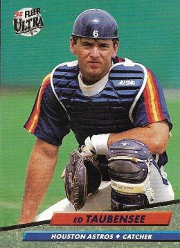 1992 Fleer Ultra Baseball Card #497 Ed Taubensee