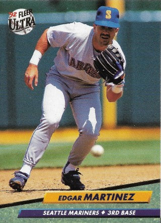 1992 Fleer Ultra Baseball Card #126 Edgar Martinez
