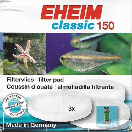 Eheim Classic 150 Foam Filter Pads, 3 Pack