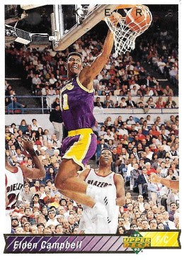 1992-93 Upper Deck Basketball Card #152 Elden Campbell