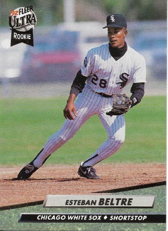 1992 Fleer Ultra Baseball Card #333 Esteban Beltre