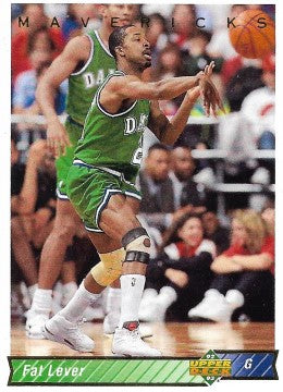 1992-93 Upper Deck Basketball Card #307 Fat Lever