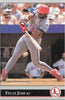 1992 Leaf Baseball Card #63 Felix Jose