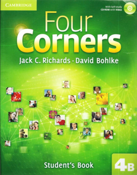 Four Corners Level 4 Student's Book B with Self-study CD-ROM - good