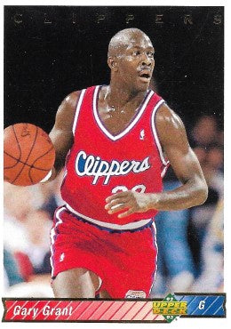 1992-93 Upper Deck Basketball Card #203 Gary Grant