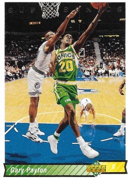 1992-93 Upper Deck Basketball Card #158 Gary Payton