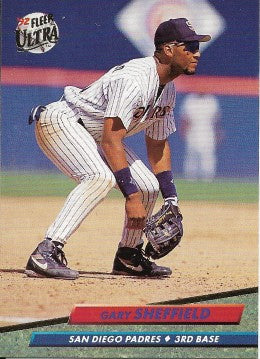 1992 Fleer Ultra Baseball Card #582 Gary Sheffield