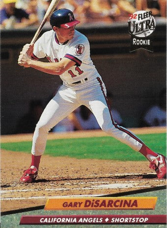 1992 Fleer Ultra Baseball Card #24 Gary DiSarcina