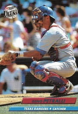 1992 Fleer Ultra Baseball Card #138 Geno Petralli