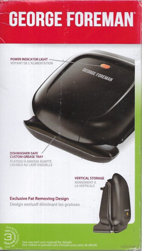 George Foreman Grill GR0040BC