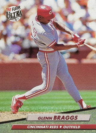 1992 Fleer Ultra Baseball Card #185 Glenn Braggs