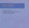 Greater Essays-Back