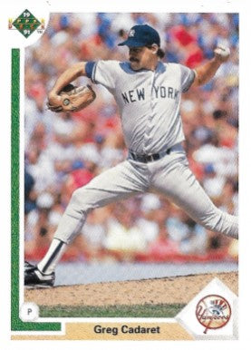 1991 Upper Deck Baseball Card #343 Greg Cadaret