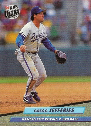 1992 Fleer Ultra Baseball Card #372 Gregg Jefferies