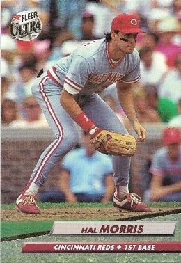 1992 Fleer Ultra Baseball Card #192 Hal Morris