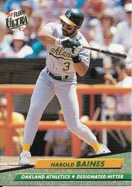 1992 Fleer Ultra Baseball Card #109 Harold Baines