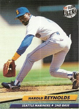 1992 Fleer Ultra Baseball Card #129 Harold Reynolds