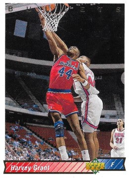 1992-93 Upper Deck Basketball Card #266 Harvey Grant