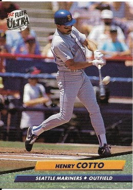 1992 Fleer Ultra Baseball Card #432 Henry Cotto
