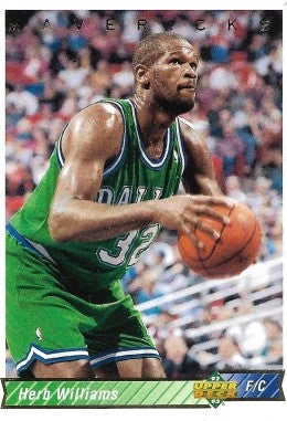 1992-93 Upper Deck Basketball Card #213 Herb Williams