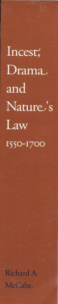 Incest, Drama and Nature's Law, 1550-1700 - Side