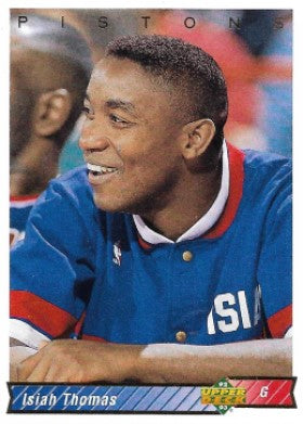 1992-93 Upper Deck Basketball Card #263 Isiah Thomas