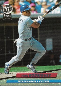 1992 Fleer Ultra Baseball Card #139 Ivan Rodriguez