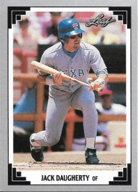 1991 Leaf Baseball Card #17 Jack Daugherty