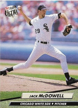 1992 Fleer Ultra Baseball Card #40 Jack McDowell