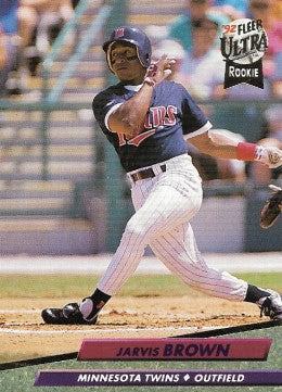 1992 Fleer Ultra Baseball Card #394 Jarvis Brown