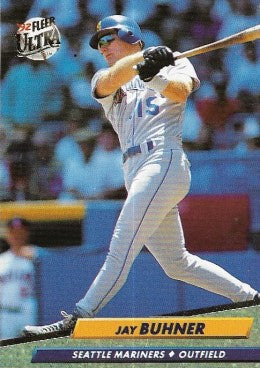 1992 Fleer Ultra Baseball Card #121 Jay Buhner