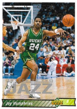 1992-93 Upper Deck Basketball Card #81 Jay Humphries