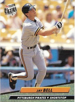 1992 Fleer Ultra Baseball Card #250 Jay Bell