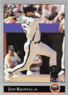 1992 Leaf Baseball Card #28 Jeff Bagwell