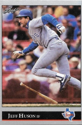 1992 Leaf Baseball Card #251 Jeff Huson