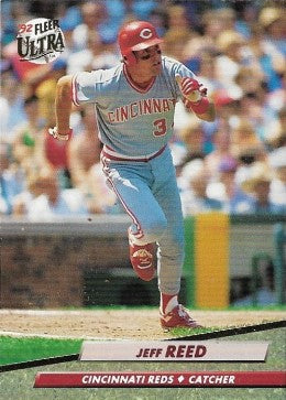 1992 Fleer Ultra Baseball Card #195 Jeff Reed