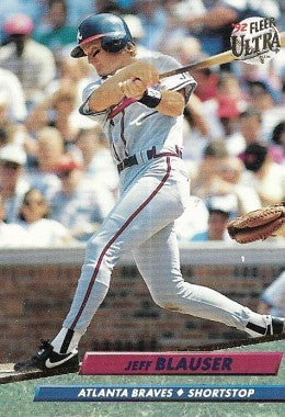 1992 Fleer Ultra Baseball Card #159 Jeff Blauser