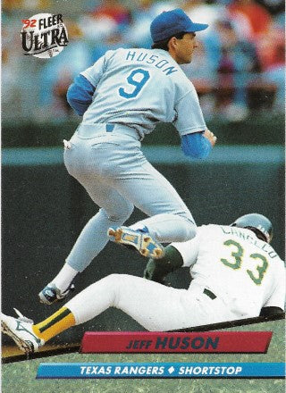 1992 Fleer Ultra Baseball Card #133 Jeff Huson