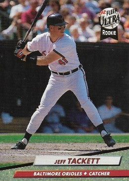 1992 Fleer Ultra Baseball Card #310 Jeff Tackett