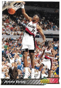 1992-93 Upper Deck Basketball Card #145 Jerome Kersey