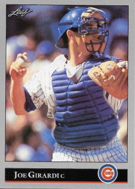 1992 Leaf Baseball Card #72 Joe Girardi