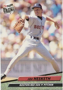 1992 Fleer Ultra Baseball Card #17 Joe Hesketh