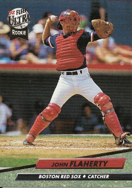 1992 Fleer Ultra Baseball Card #313 John Flaherty