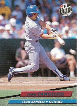 1992 Fleer Ultra Baseball Card #439 John Cangelosi