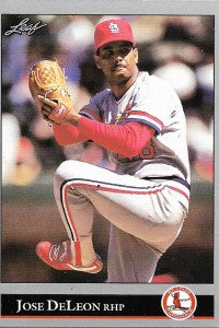 1992 Leaf Baseball Card #227 Jose DeLeon