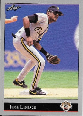1992 Leaf Baseball Card #175 Jose Lind