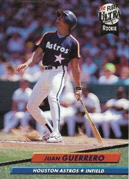 1992 Fleer Ultra Baseball Card #490 Juan Guerrero