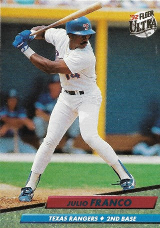 1992 Fleer Ultra Baseball Card #131 Julio Franco