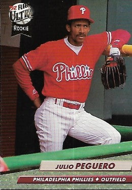 1992 Fleer Ultra Baseball Card #547 Julio Peguero